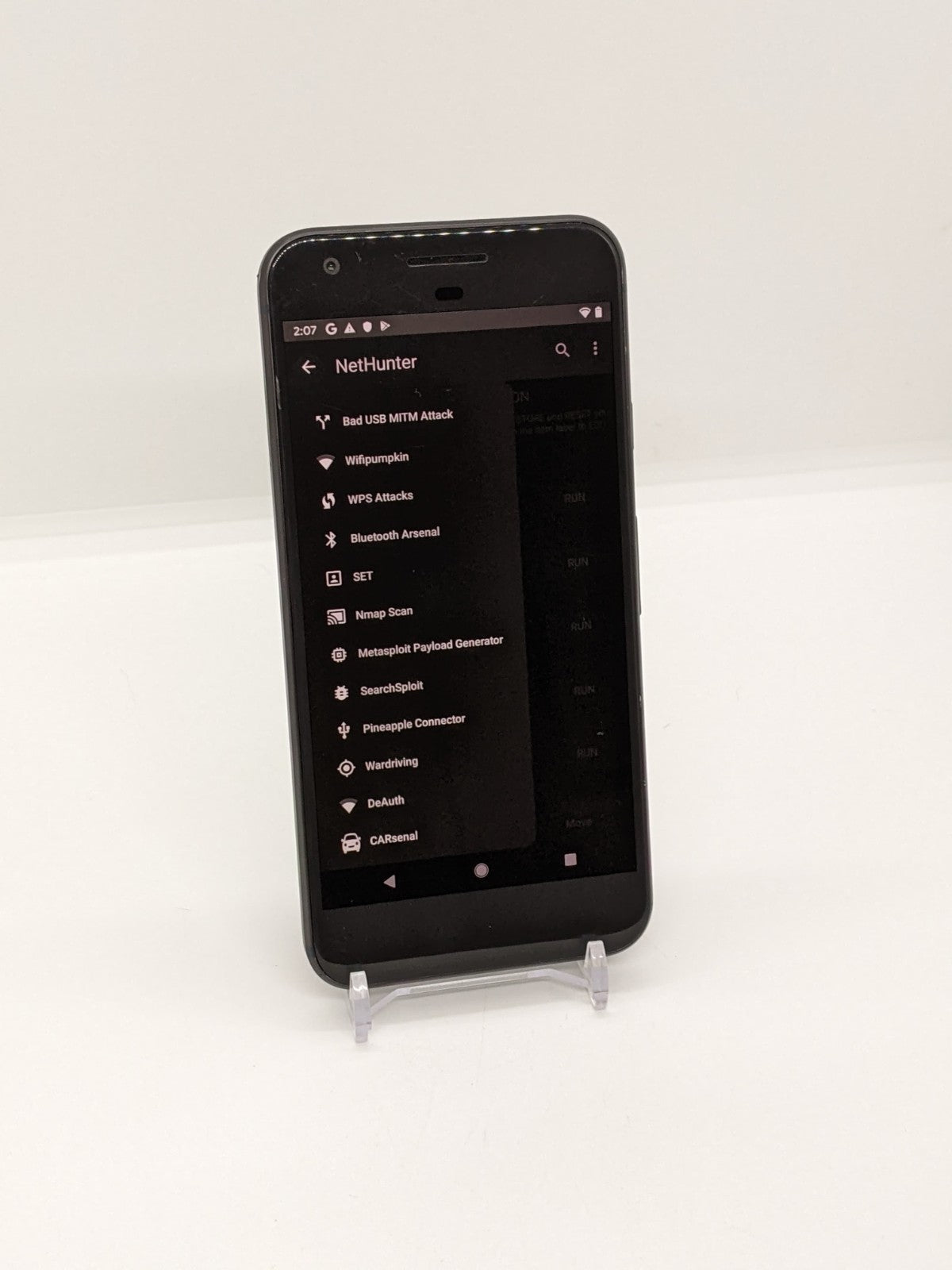 Degoogled Pixel 128GB Magisk Rooted Kali Nethunter Lineage OS Device New Battery