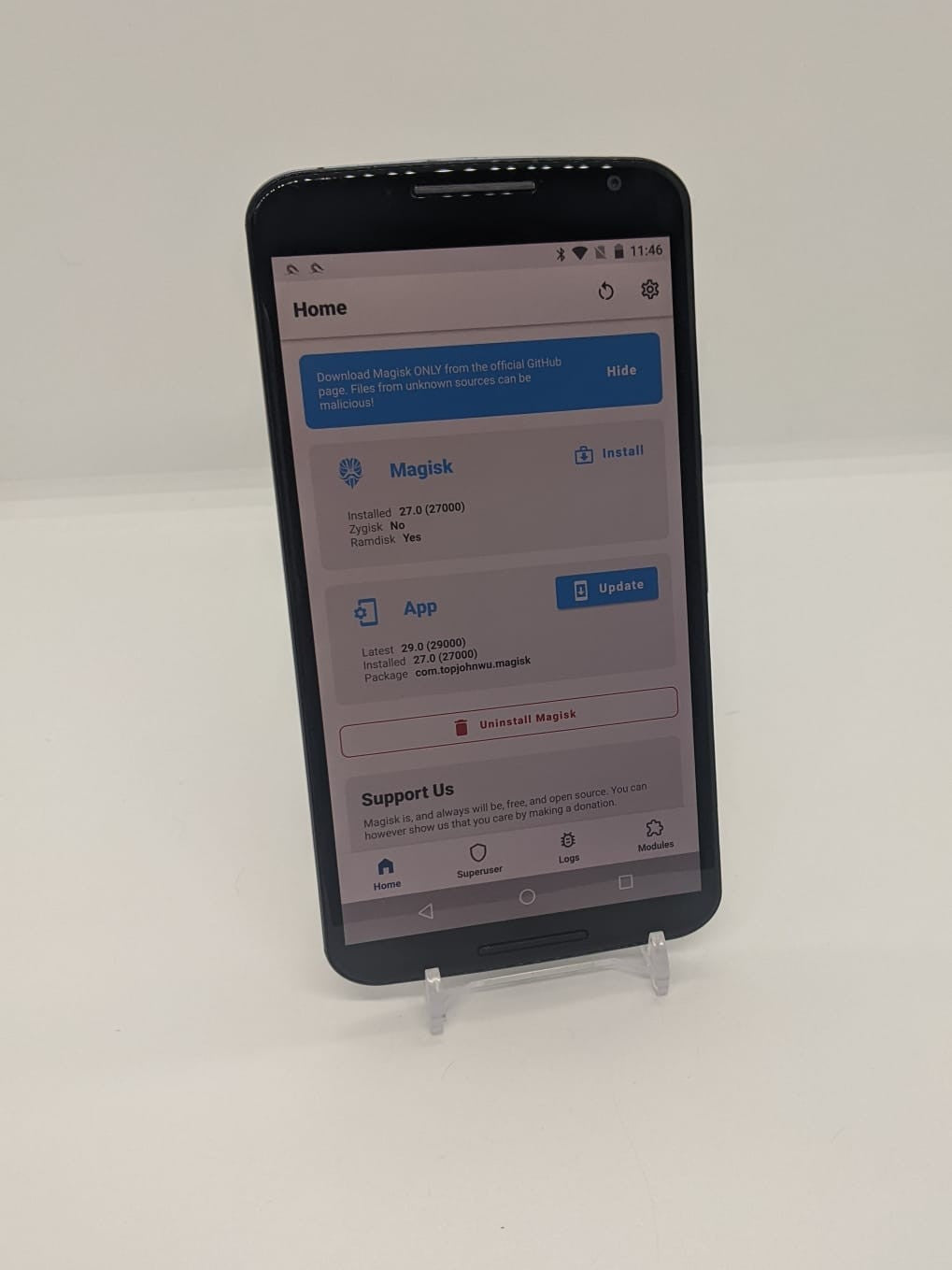 Motorola Nexus 6 32GB AT&T GSM Unlocked Rooted Kali Nethunter Pentest XT1103