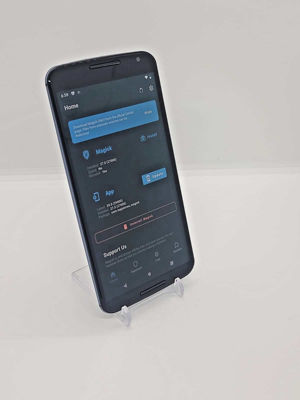 Degoogled Motorola Nexus 6 32GB Lineage OS Rooted Kali Nethunter Pentest XT1103