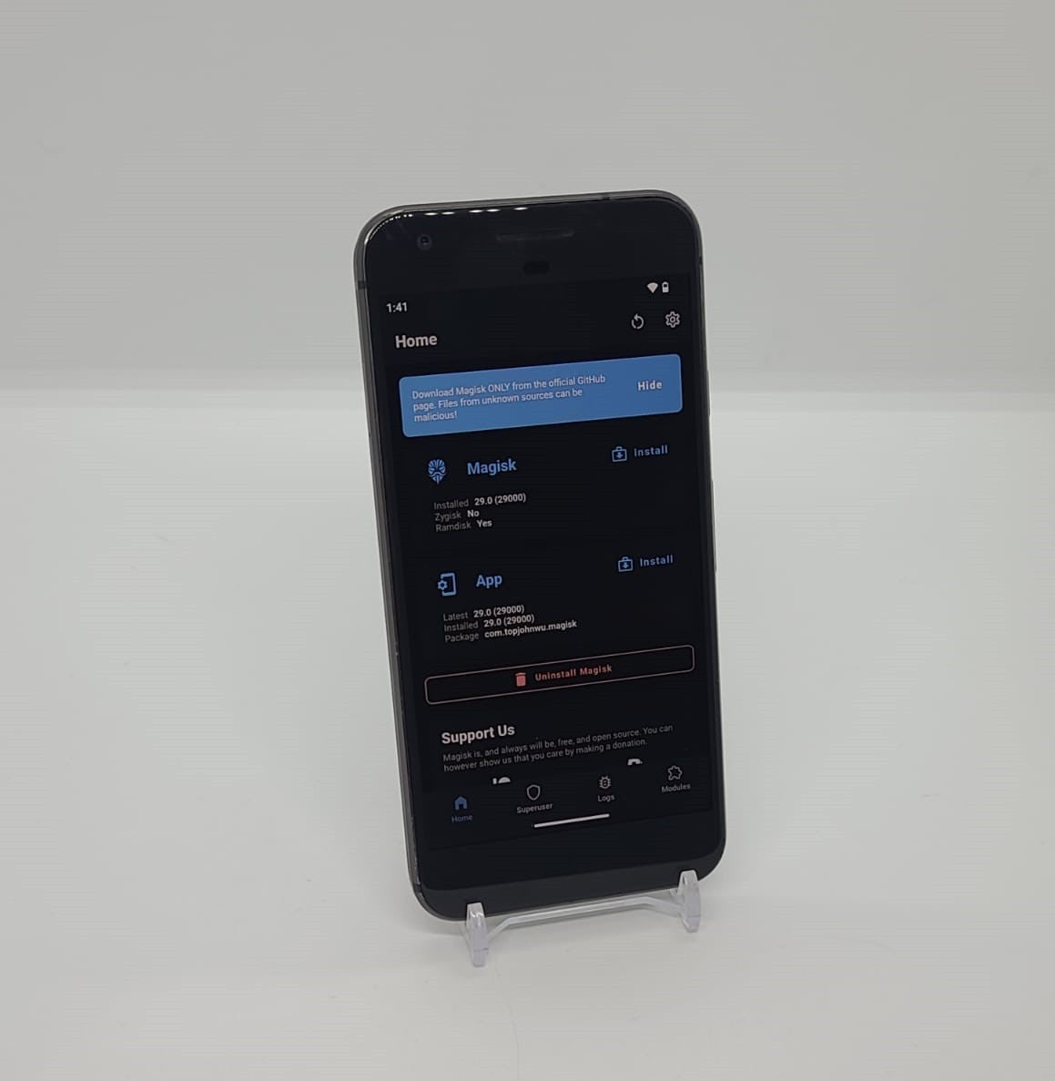 Google Pixel 32GB Magisk Rooted Android 15 Lineage OS 22.2 Black Smartphone