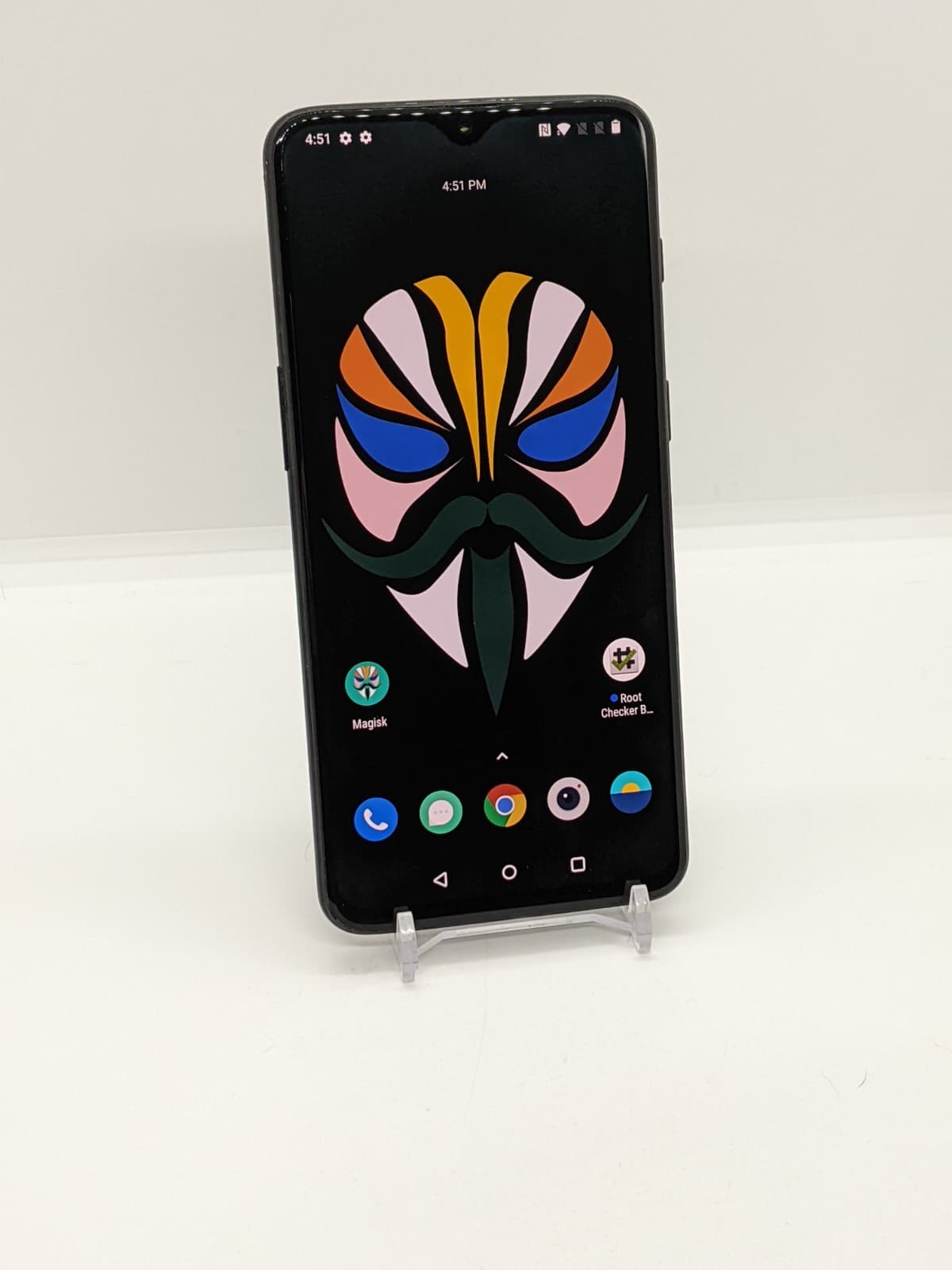 Rooted OnePlus 6T 128GB Black Android Magisk Rooted Smartphone A6013 6GB RAM BL