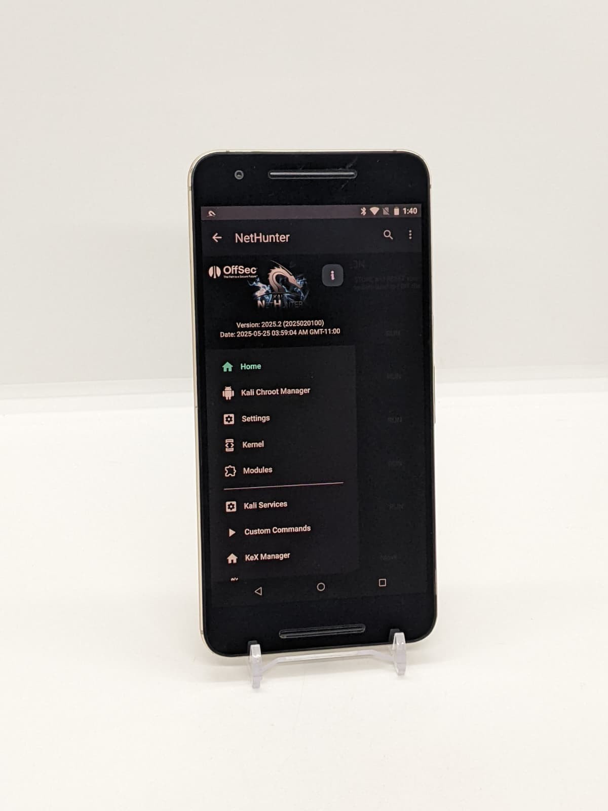 Degoogled Nexus 6P 64GB Magisk Rooted Lineage OS Kali Nethunter New Battery Gold