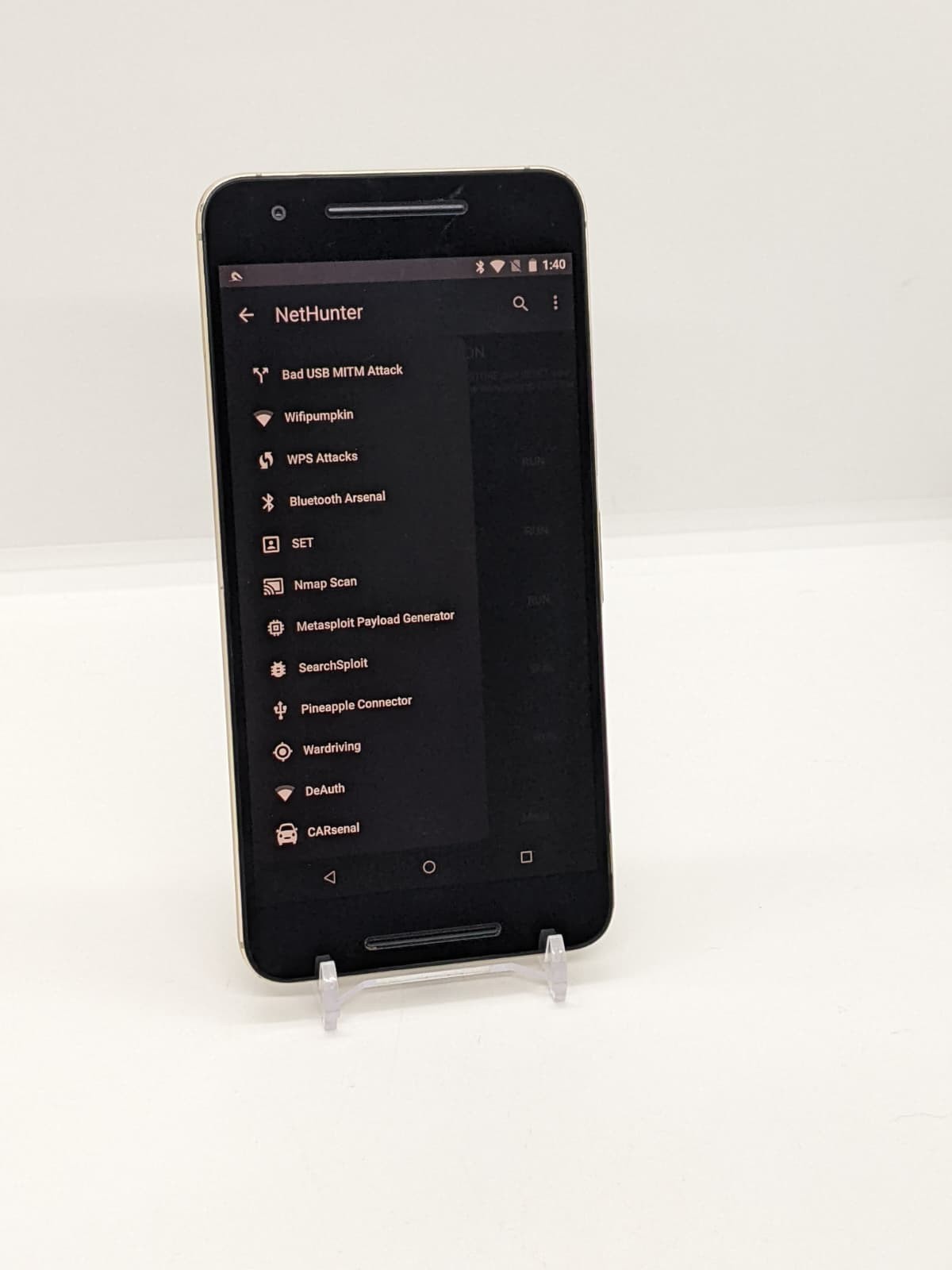 Degoogled Nexus 6P 64GB Magisk Rooted Lineage OS Kali Nethunter New Battery Gold