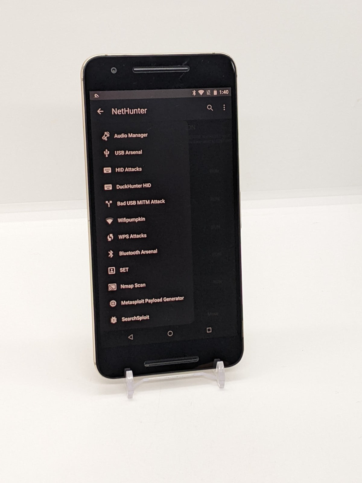 Degoogled Nexus 6P 64GB Magisk Rooted Lineage OS Kali Nethunter New Battery Gold