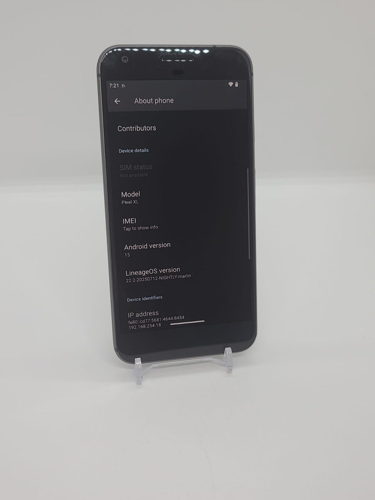 Degoogled Pixel XL 32GB Rooted Lineage OS 22.2 Kali Nethunter Smartphone