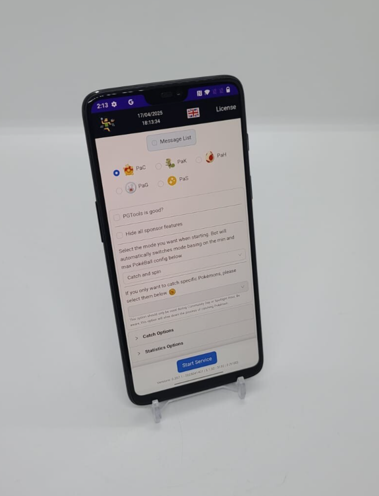 Location Spoofing OnePlus 6T 128GB Rooted Pokémon Go Gaming A6013 8GB RAM Black