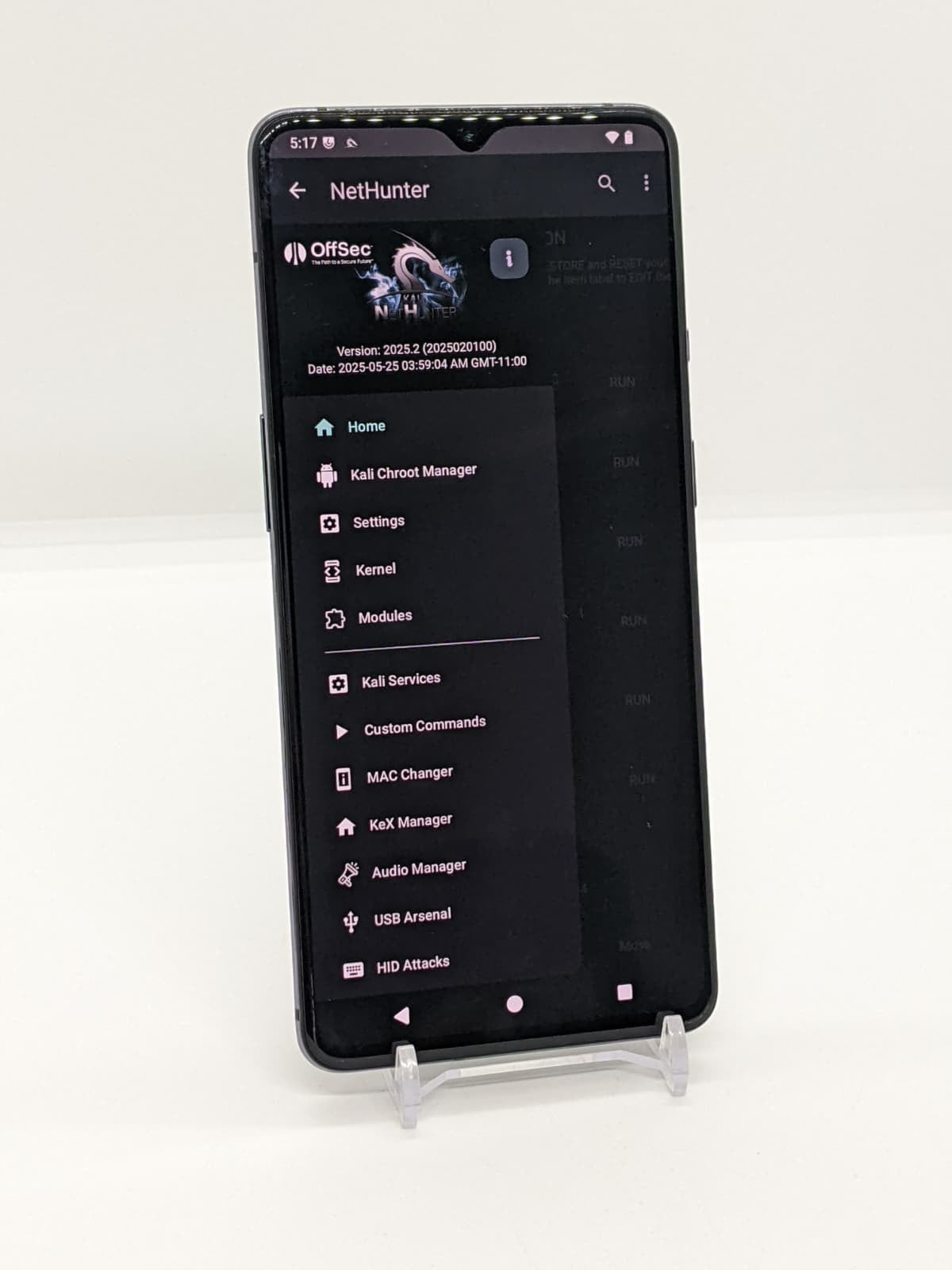 Degoogled OnePlus 7T 128GB Rooted Lineage OS Kali NetHunter 8GB RAM HD1901 Silve