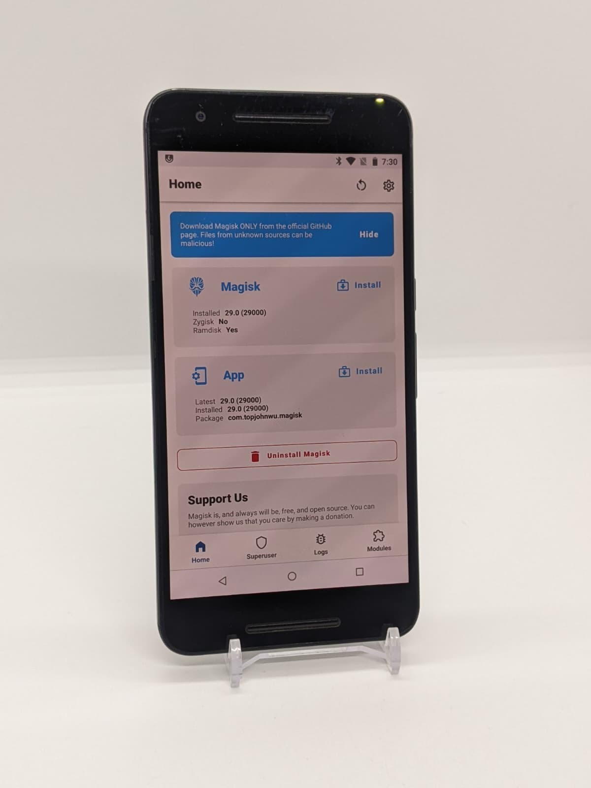 Degoogled Nexus 6P 32GB Magisk Rooted Lineage OS Kali Nethunter Smartphone BL