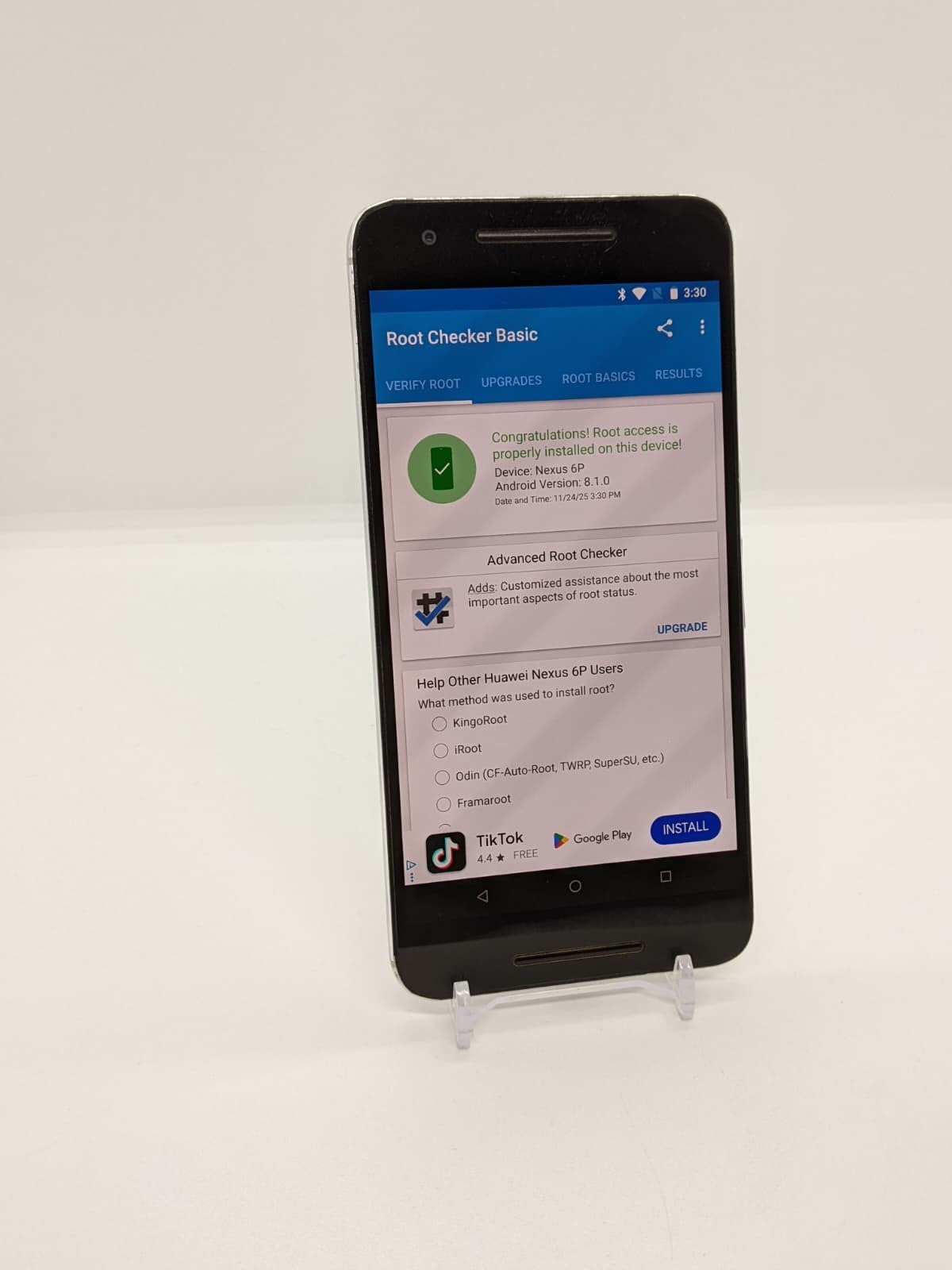 Nexus 6P 32GB Magisk Rooted Unlocked Bootloader Android Smartphone New Battery