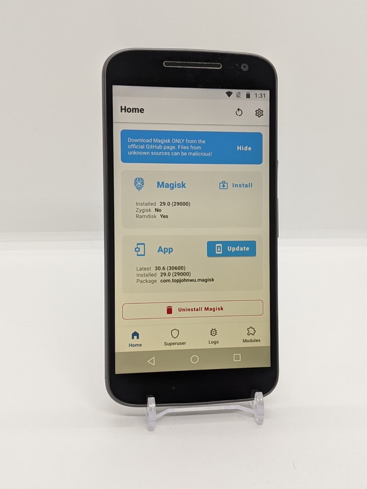 Rooted Motorola Moto G4 32GB Unlocked 2GB RAM Android 7.0 Smartphone XT1625 5.5"