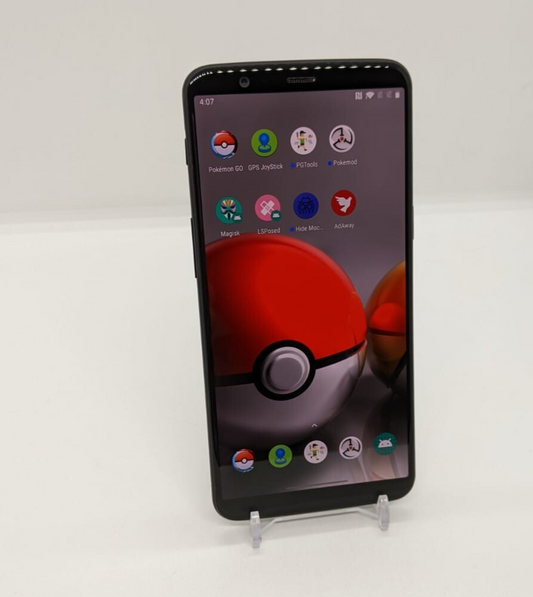 Location Spoofing OnePlus 5T A5010 128GB Pokémon Go Rooted Gaming Device 8GB RAM
