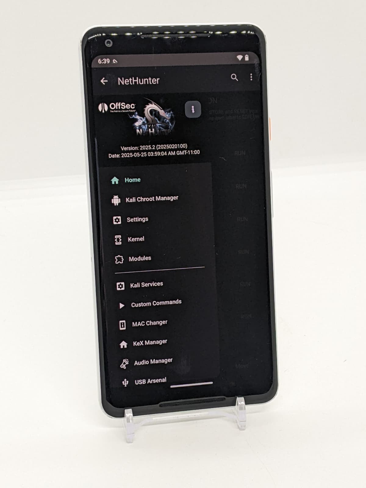 Degoogled Google Pixel 2 XL 128GB Unlocked Lineage OS Kali Nethunter Smartphone