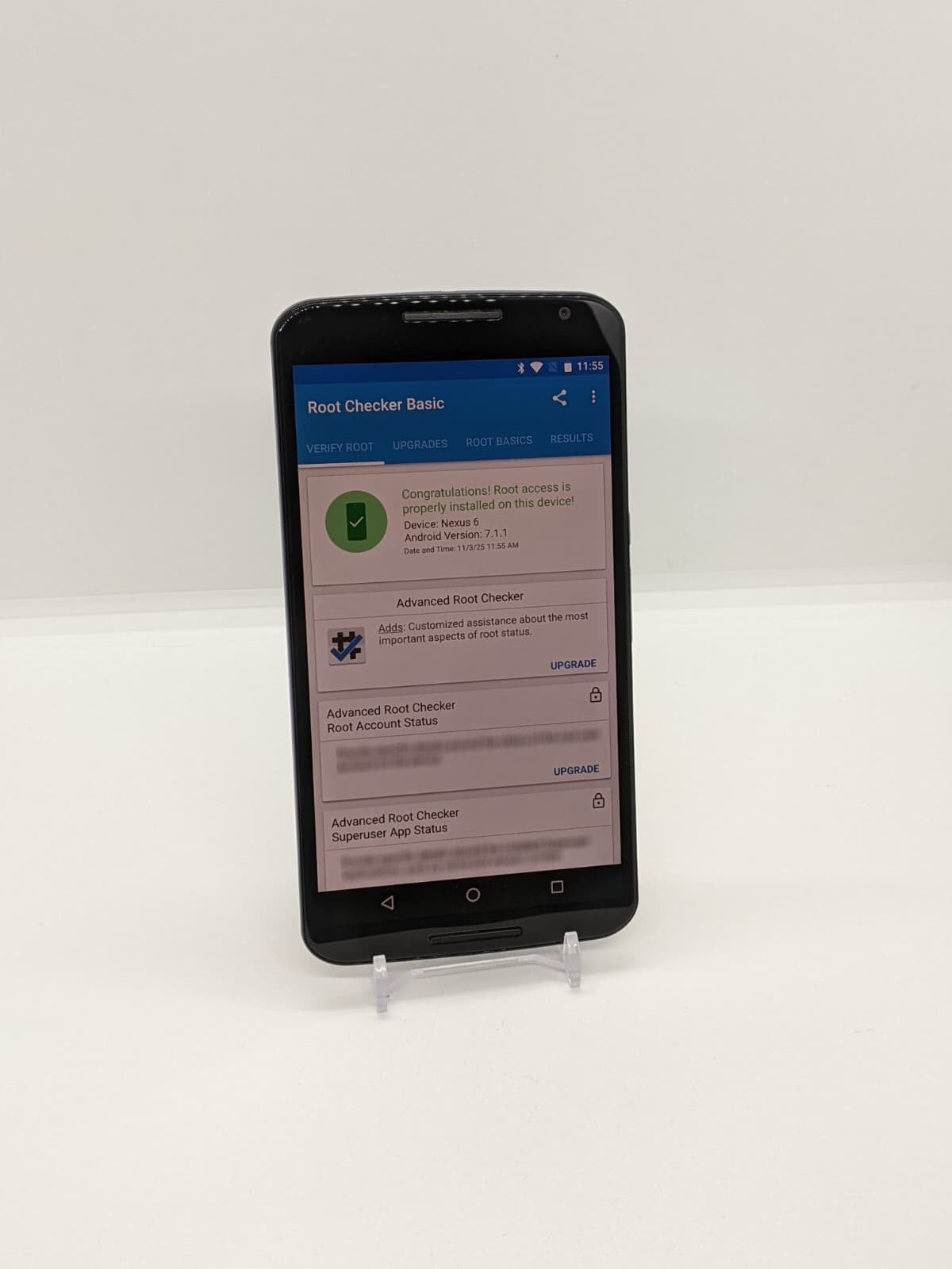 Rooted Motorola Nexus 6 32GB Unlocked Android 4G LTE Smartphone XT1103