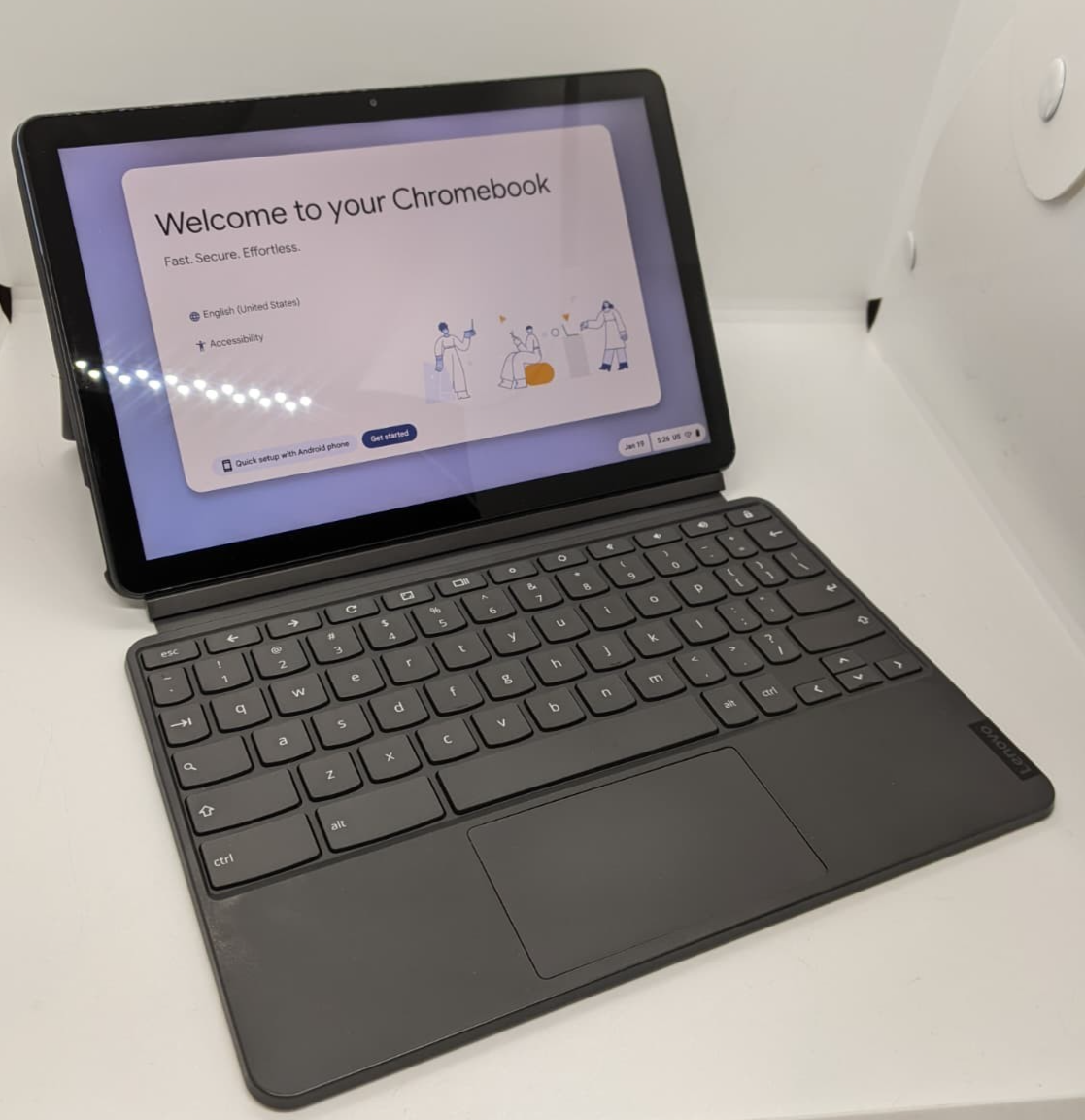 Lenovo IdeaPad Duet 10.1" 64GB 4GB RAM Chrome OS Wi-Fi Tablet CT-X636F