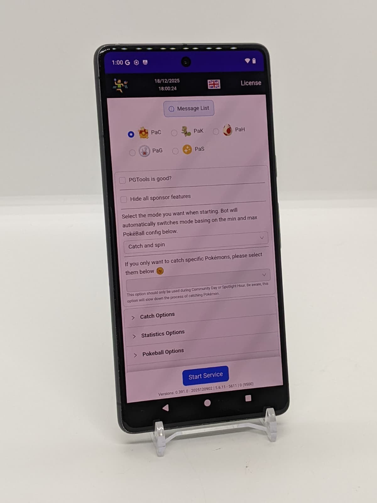 Location Spoofing Pixel 7 128GB Rooted Lineage OS Pokémon Go Gaming 8GB RAM 5G