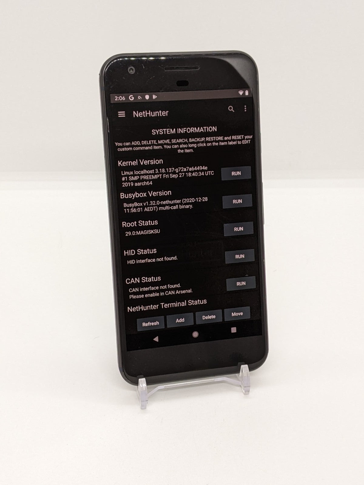 Google Pixel 128GB Magisk Rooted Kali Nethunter Smartphone New Battery!