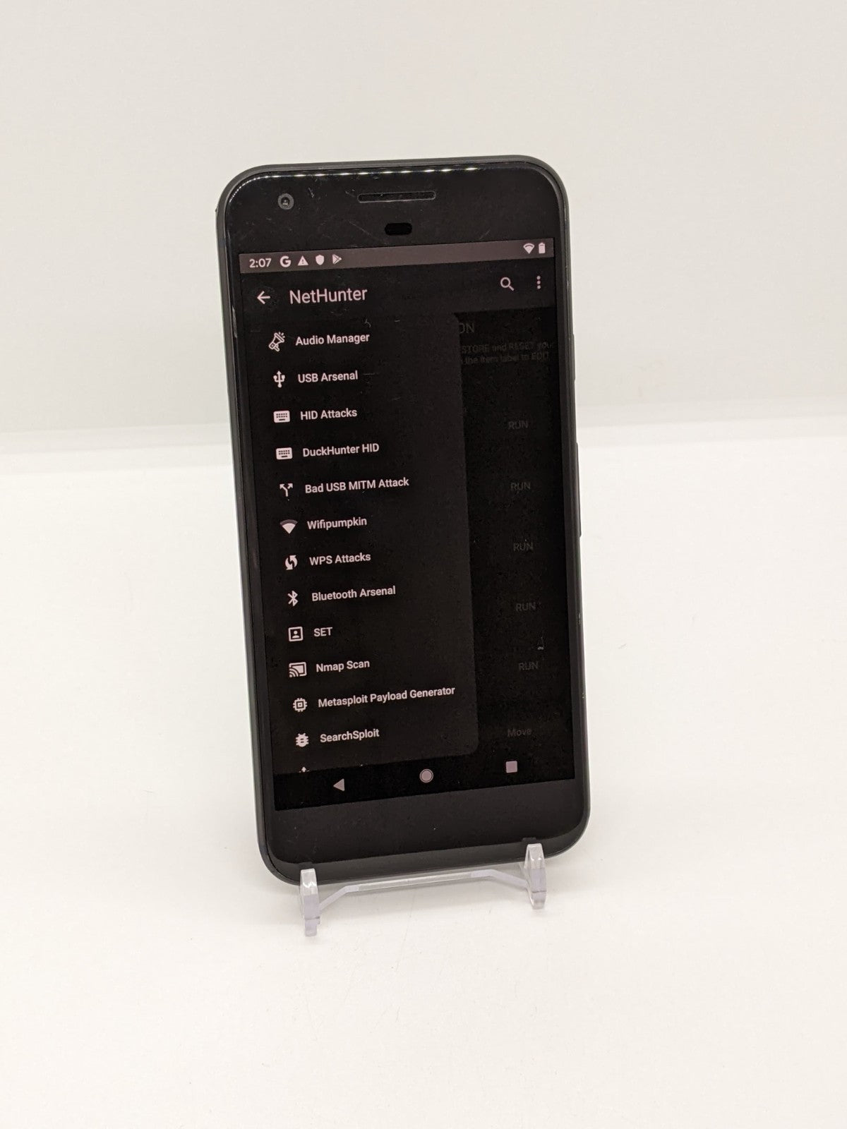 Google Pixel 128GB Magisk Rooted Kali Nethunter Smartphone New Battery!