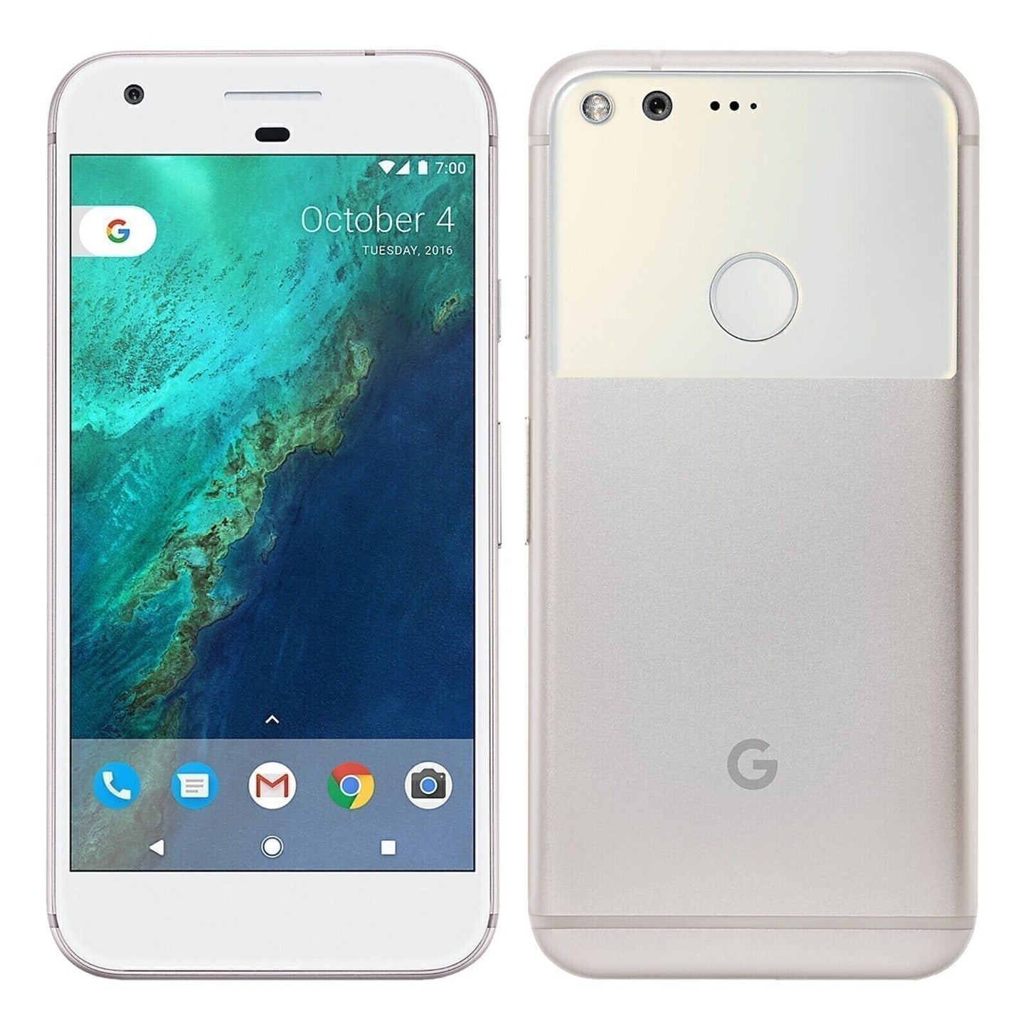 Google Pixel 128GB Network Unlocked Android Smartphone G-2PW4100 Silver 4G LTE