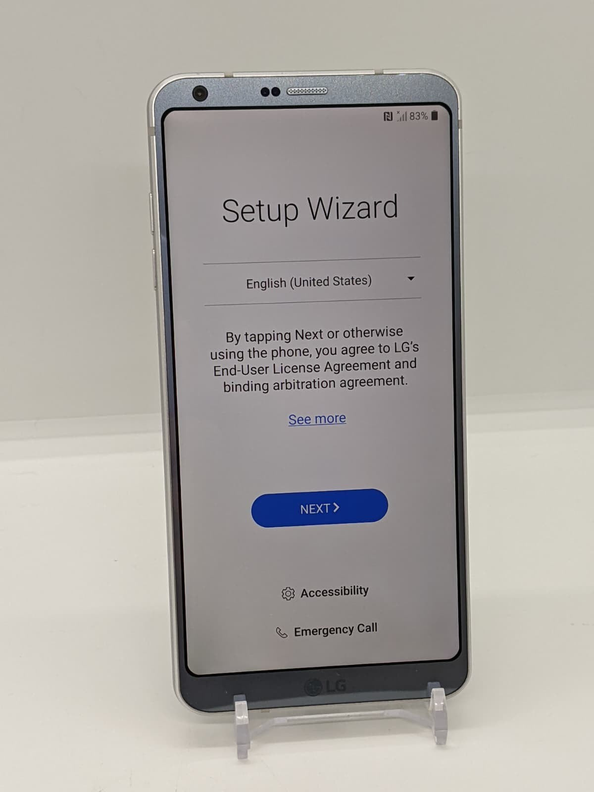 LG G6 VS988 32GB Verizon Unlocked 4G LTE Platinum Smartphone