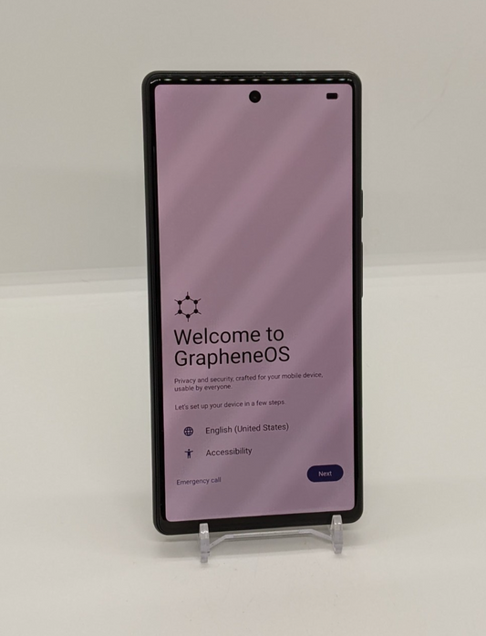 Degoogled Pixel 6 128GB 8GB RAM Graphene OS (Android 16) GB7N6 Smartphone