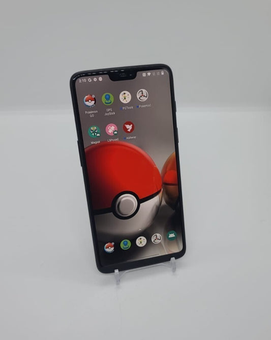 Location Spoofing OnePlus 6T 256GB 8GB RAM Rooted Pokémon Go Gaming Device A6013