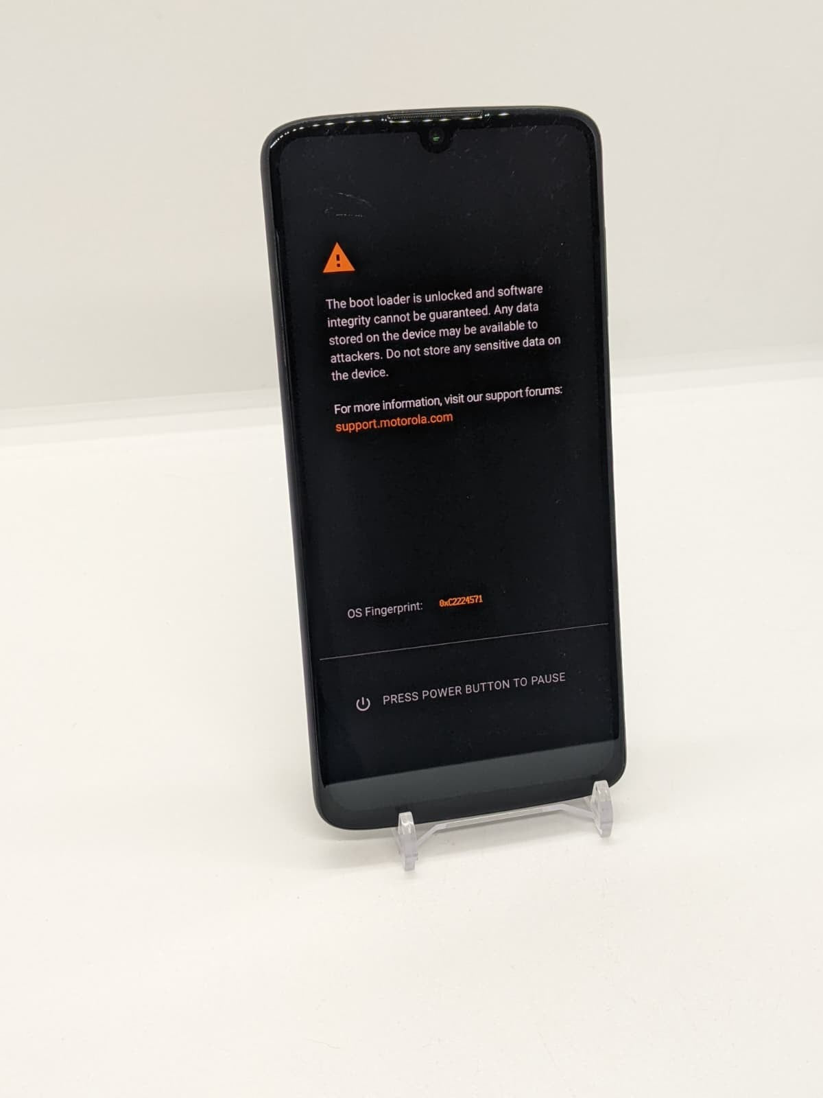 Motorola Moto Z4 128GB Factory Unlocked Smartphone Unlocked Bootloader XT1980-3