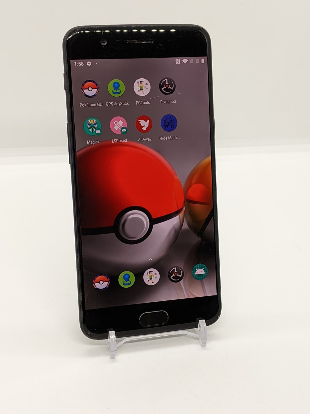 Location Spoofing OnePlus 5 64GB 6GB RAM Pokémon Go Rooted Gaming Device B