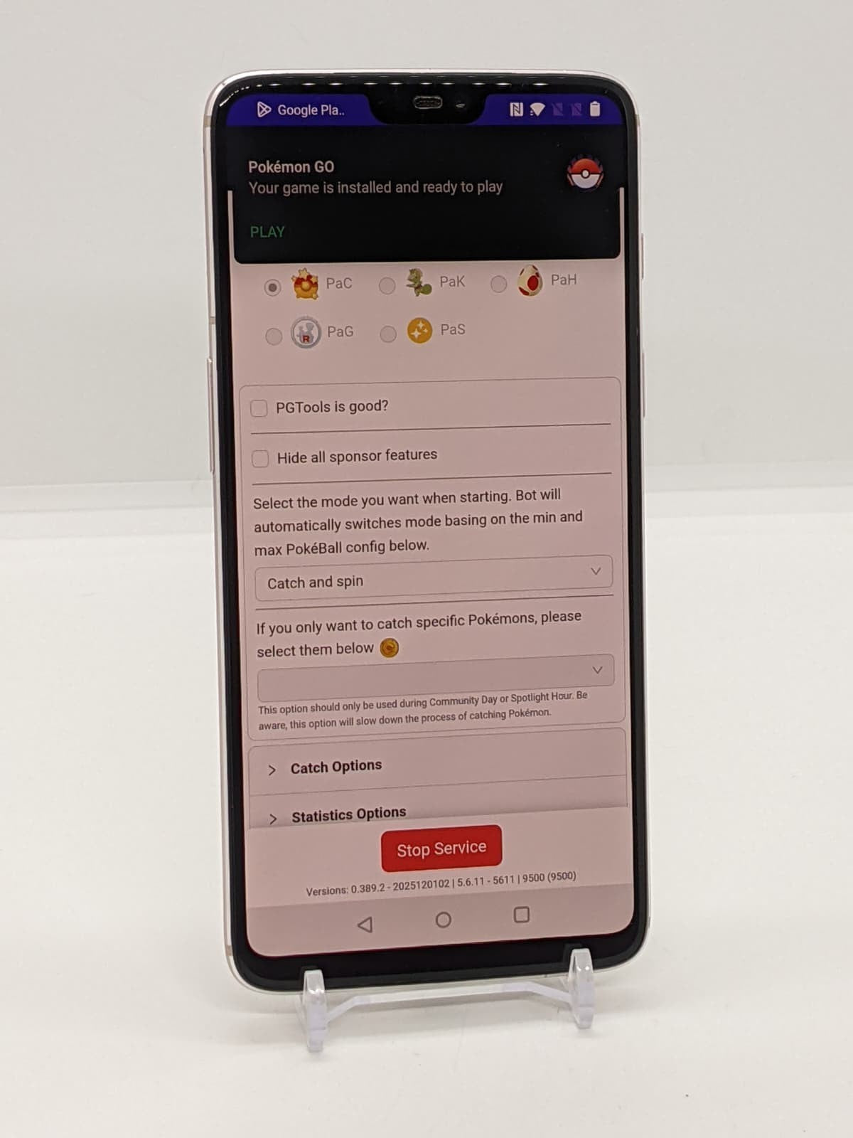 Location Spoofing OnePlus 6 128GB Pokémon Go Rooted Gaming Device 8GB RAM White