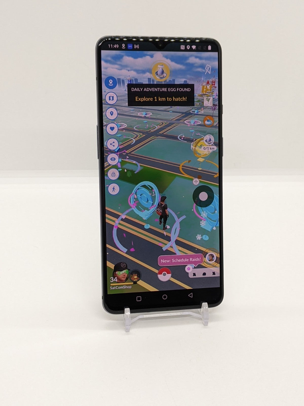 Location Spoofing OnePlus 7T 128GB Rooted Pokémon Go Gaming Device 8GB RAM SI