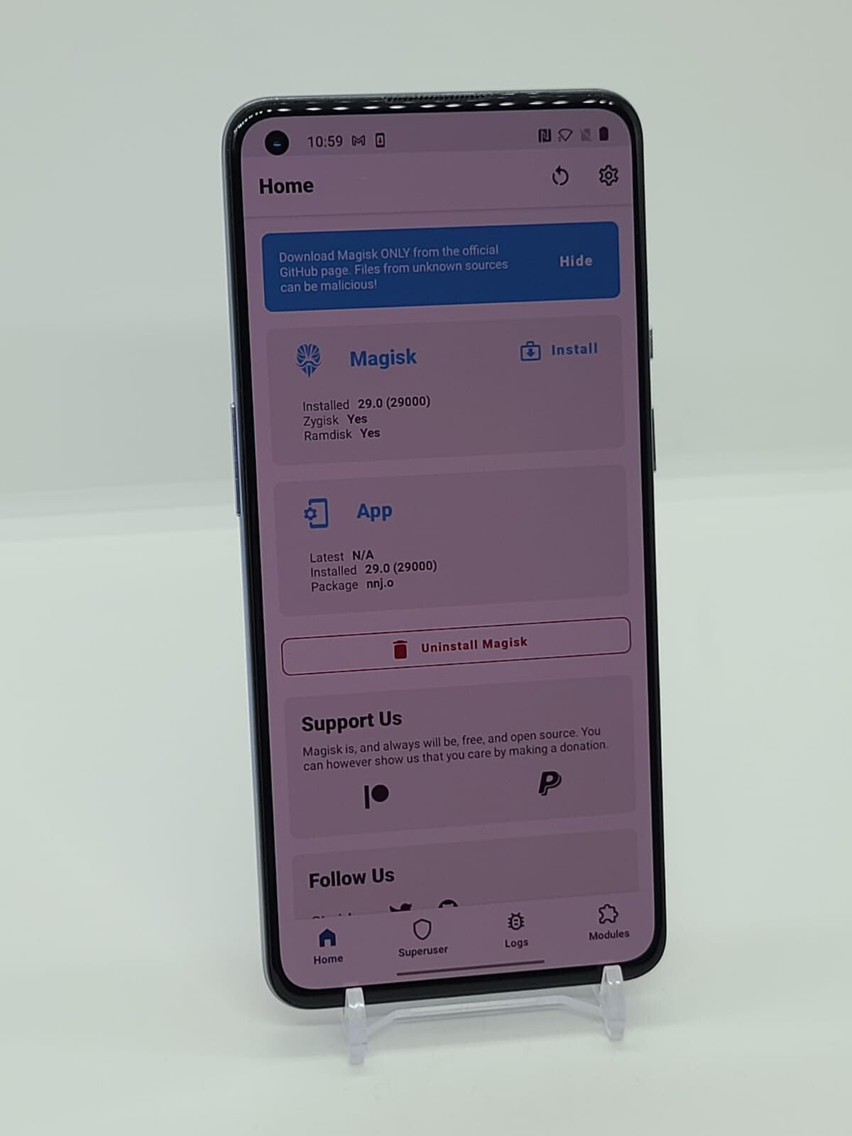 Location Spoofing OnePlus 9 5G 128GB 8GB RAM Rooted Pokémon Go Gaming Device P