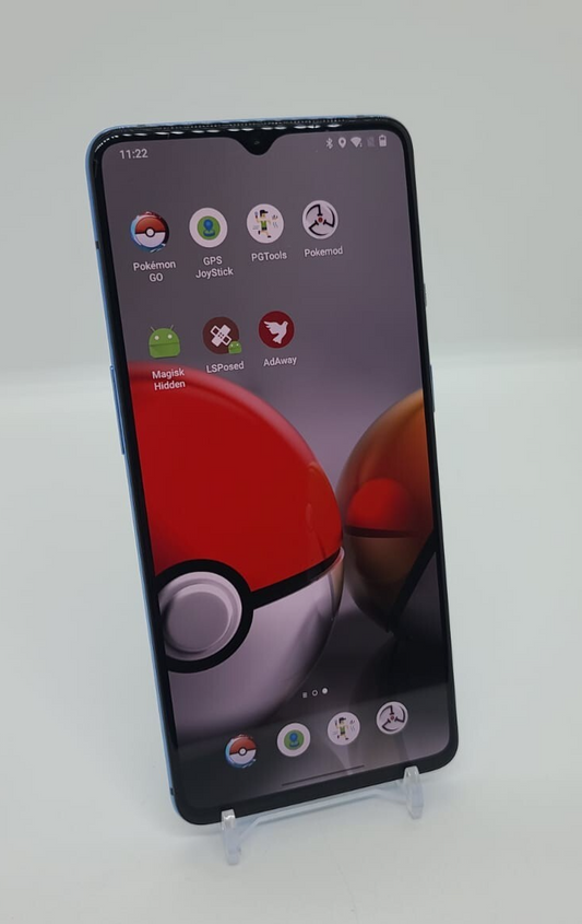 Location Spoofing OnePlus 7T 256GB Rooted Pokémon Go Gaming 8GB RAM HD1900 Blue