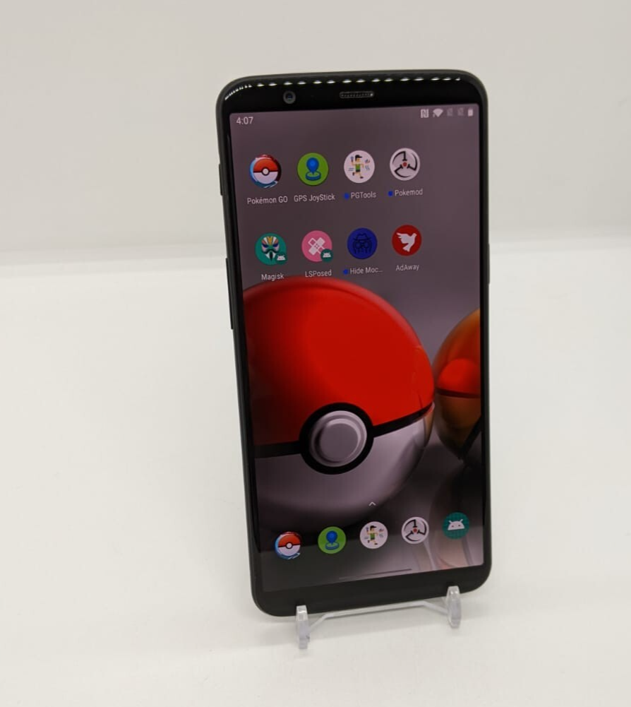 Location Spoofing OnePlus 5T A5010 128GB Pokémon Go Rooted Gaming Device 8GB RAM