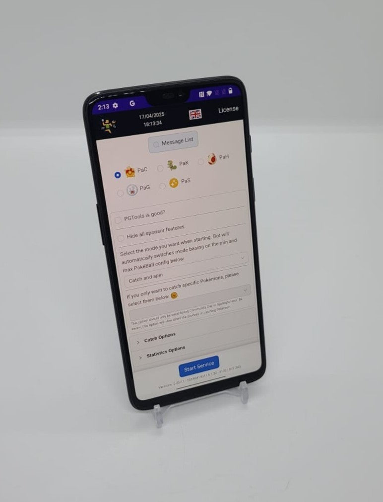 Location Spoofing OnePlus 6 64GB Pokémon Go Rooted Gaming Device A6003 6GB RAM B