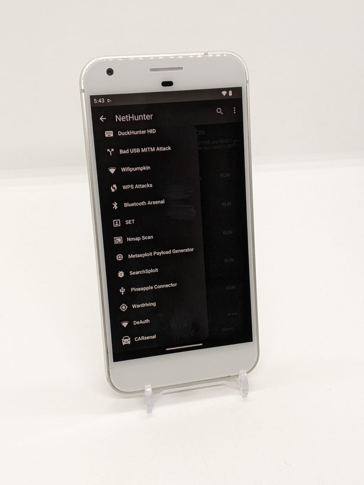 Degoogled Pixel XL 128GB Rooted Lineage OS 22.2 Kali Nethunter Smartphone Silver