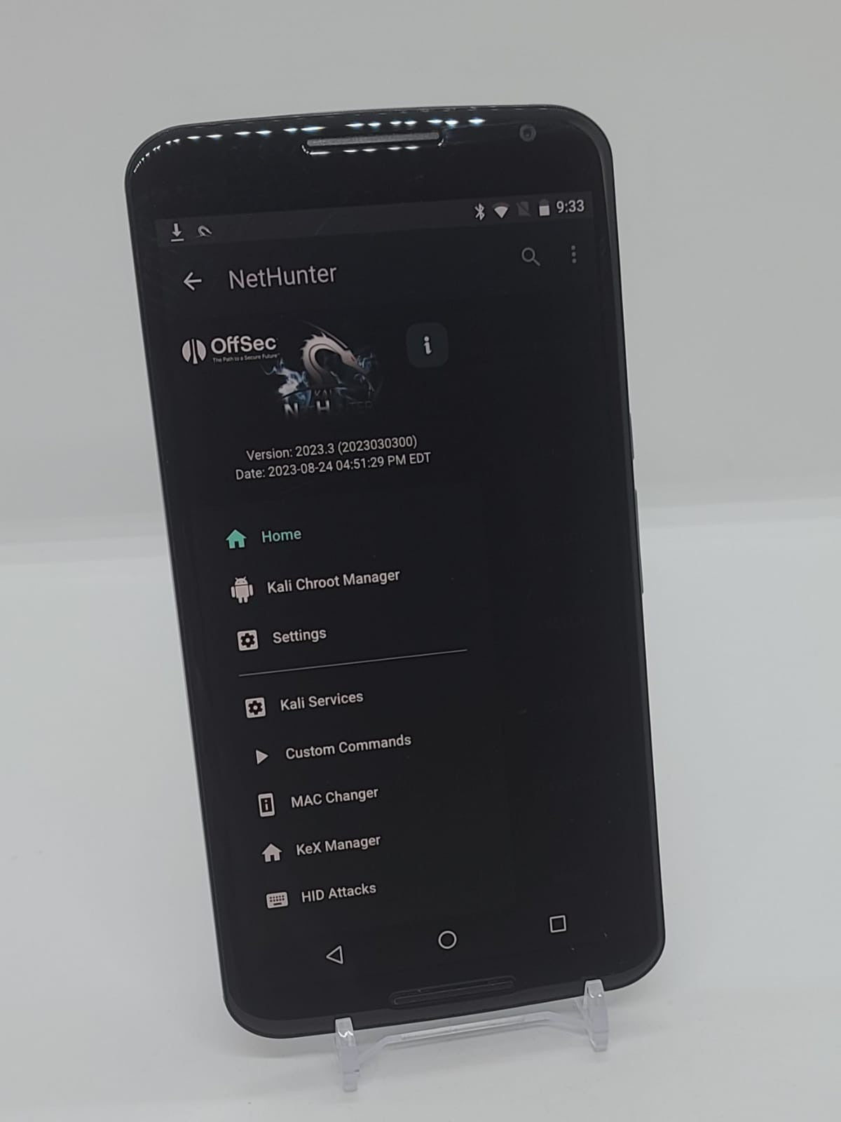 Motorola Nexus 6 32GB Unlocked Smartphone Rooted Kali Nethunter Pentest XT1103 W