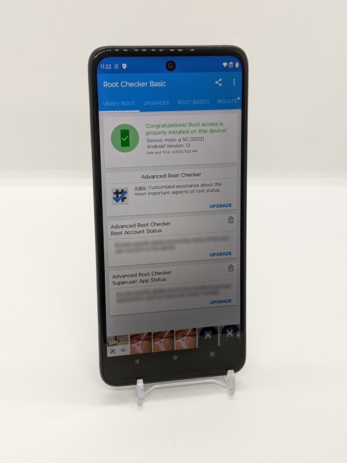 Magisk Rooted Moto G 5G (2022) 64GB Dish Network 4GB RAM Smartphone XT2213-3