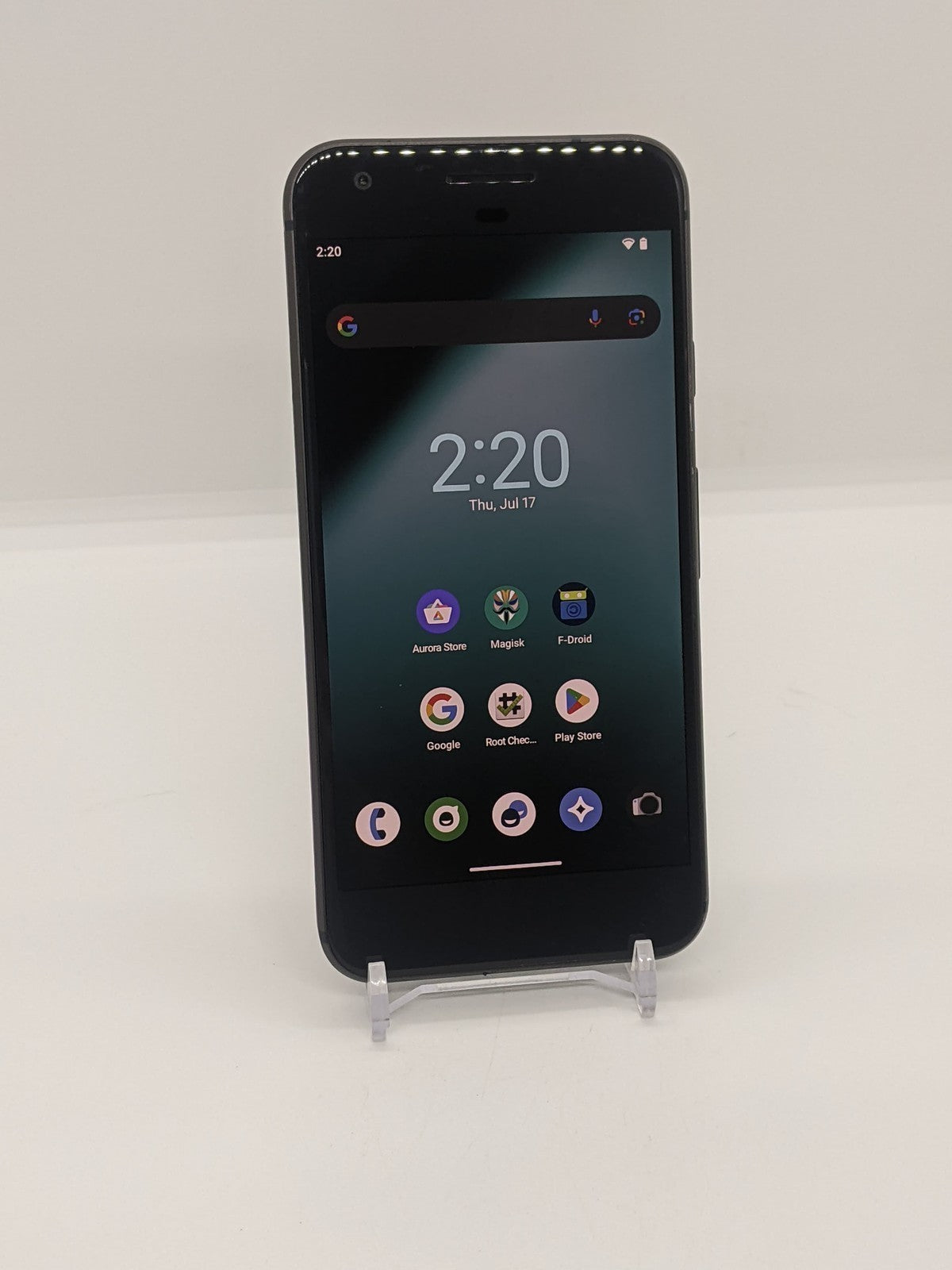 Google Pixel 32GB Magisk Rooted Android 15 Lineage OS 22.2 Black Smartphone