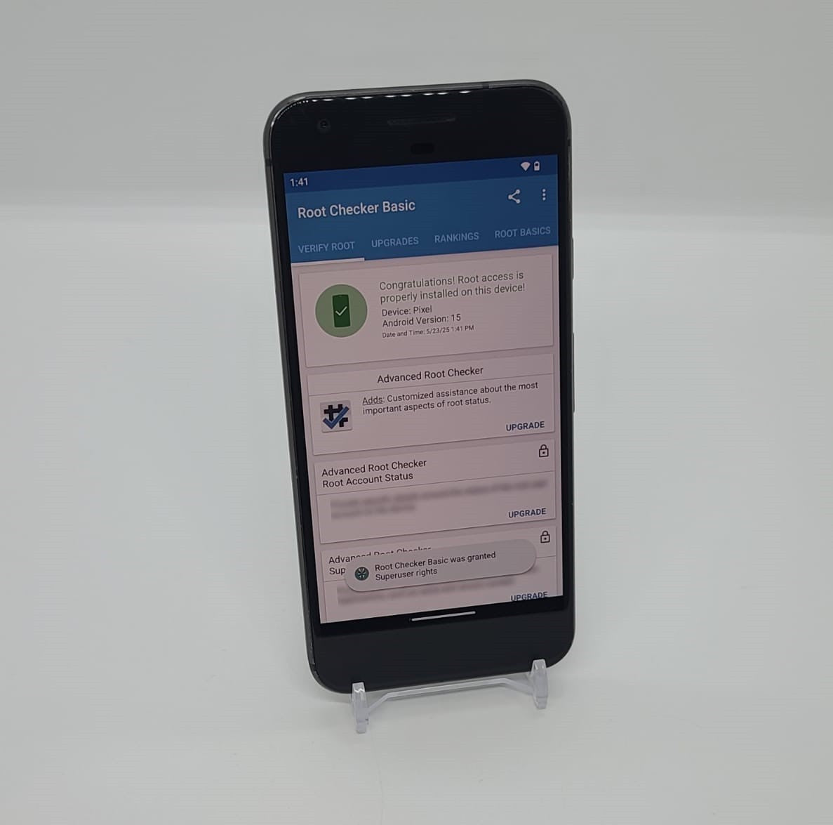 Google Pixel 32GB Magisk Rooted Android 15 Lineage OS 22.2 Smartphone NewBattery