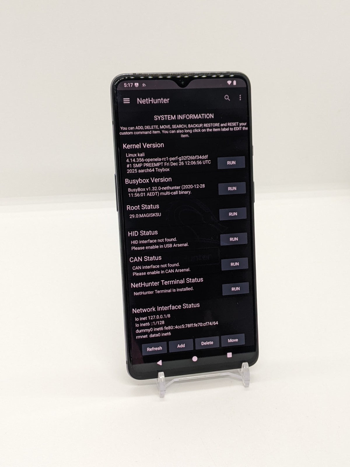 Degoogled OnePlus 7T 128GB Rooted Lineage OS Kali NetHunter 8GB RAM HD1901 Silve