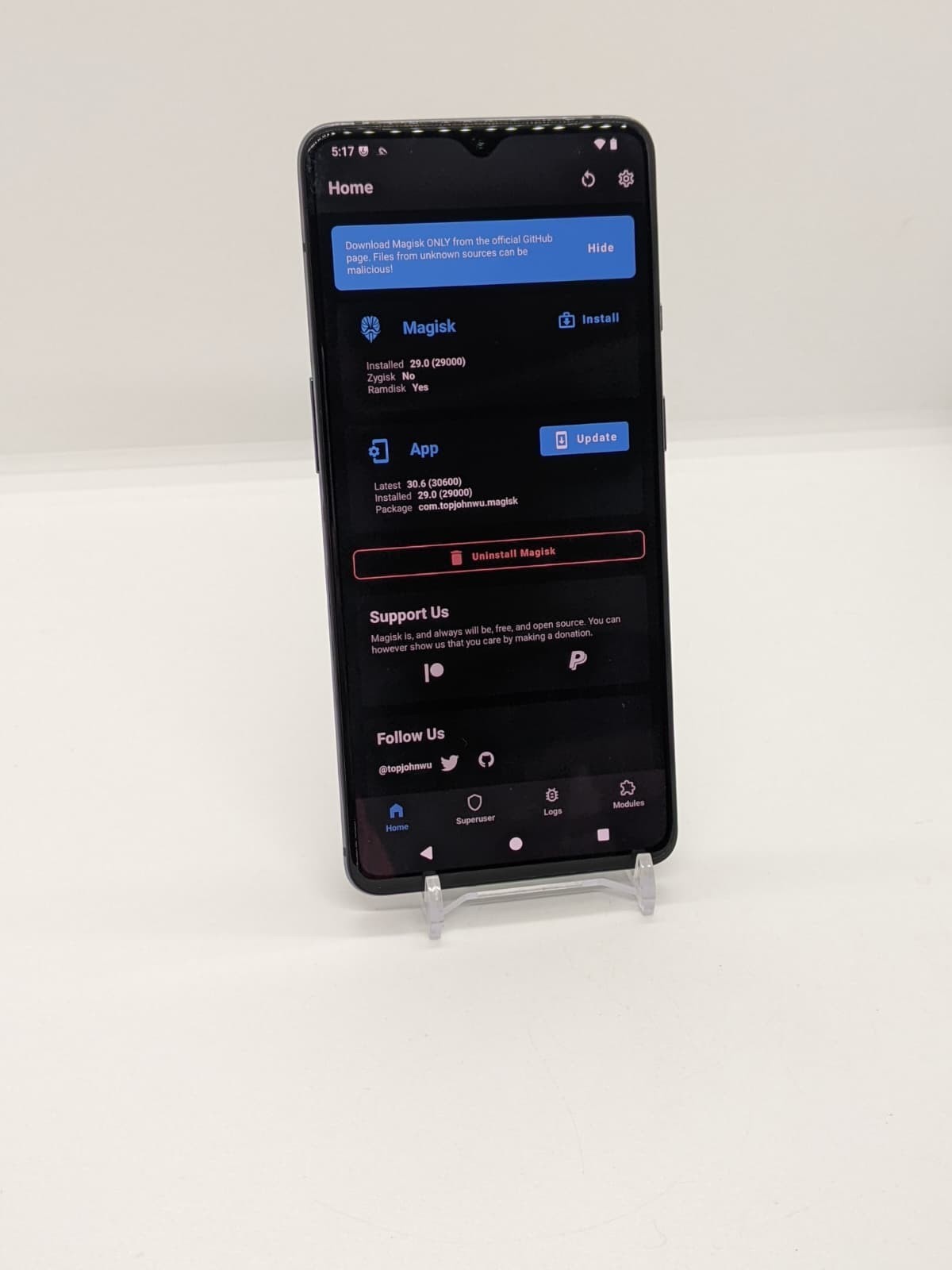Degoogled OnePlus 7T 128GB Rooted Lineage OS Kali NetHunter 8GB RAM HD1901 Silve