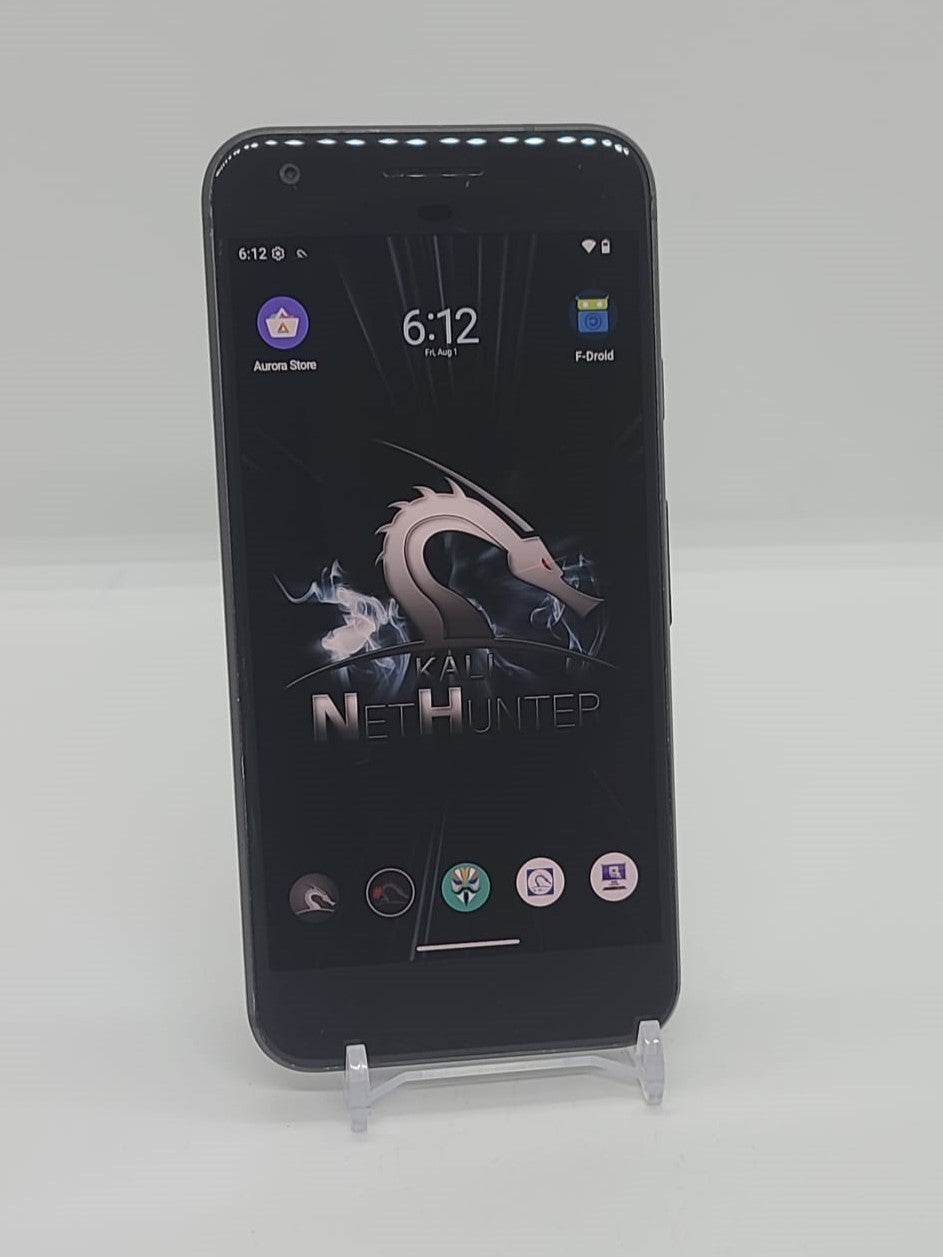 Degoogled Pixel 128GB Rooted Kali Nethunter Lineage OS New Battery (Wi-Fi Only)