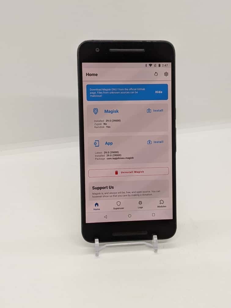 Nexus 6P 32GB Magisk Rooted Unlocked Bootloader Smartphone H1511 New Battery!