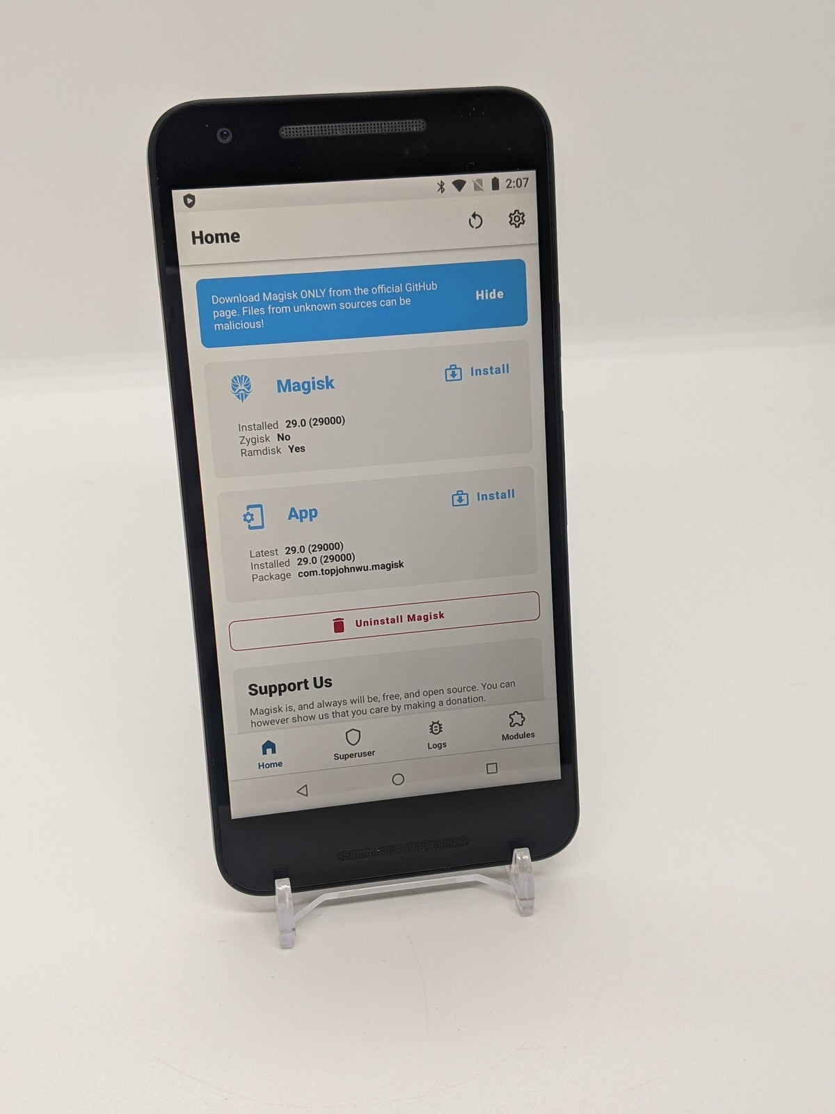 Rooted Nexus 5X 32GB GSM 4G Lineage OS 15.1 White Smartphone H790