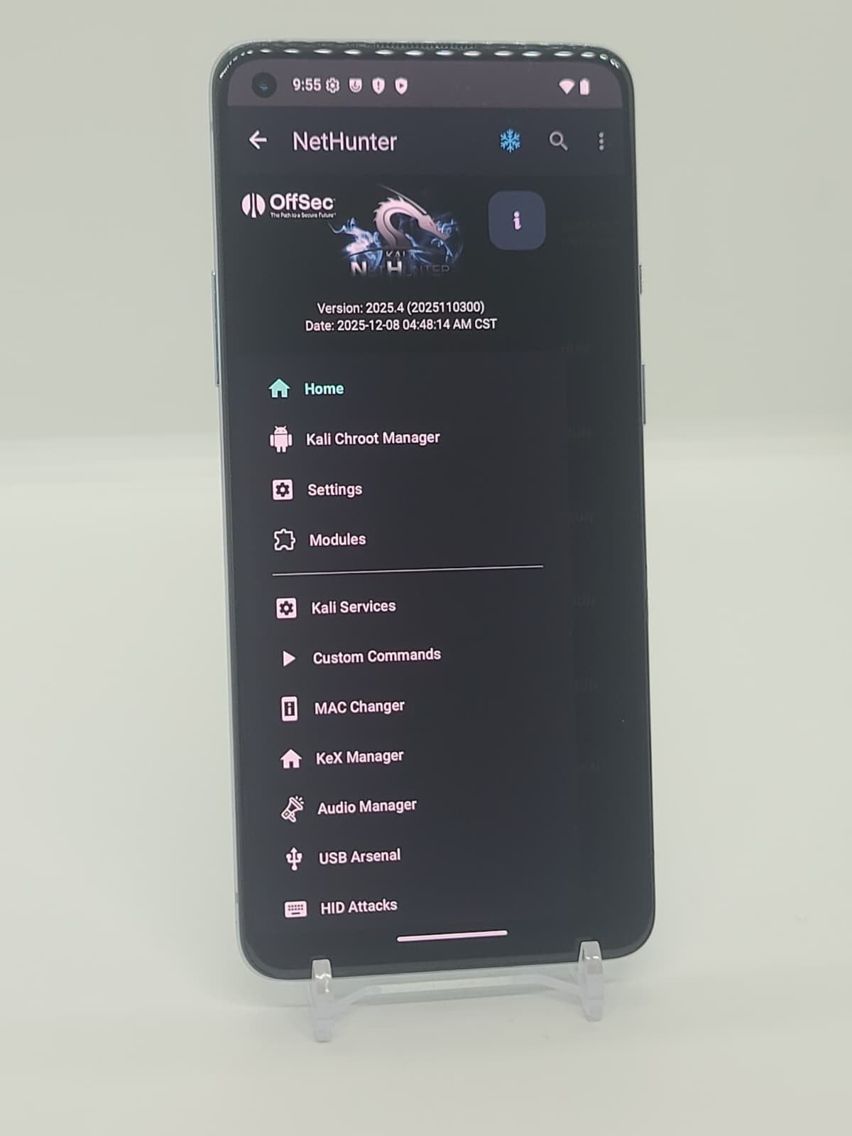 Rooted OnePlus 8T 256GB 5G Kali Nethunter Lineage OS (T-Mobile) KB2007 12GB RAM