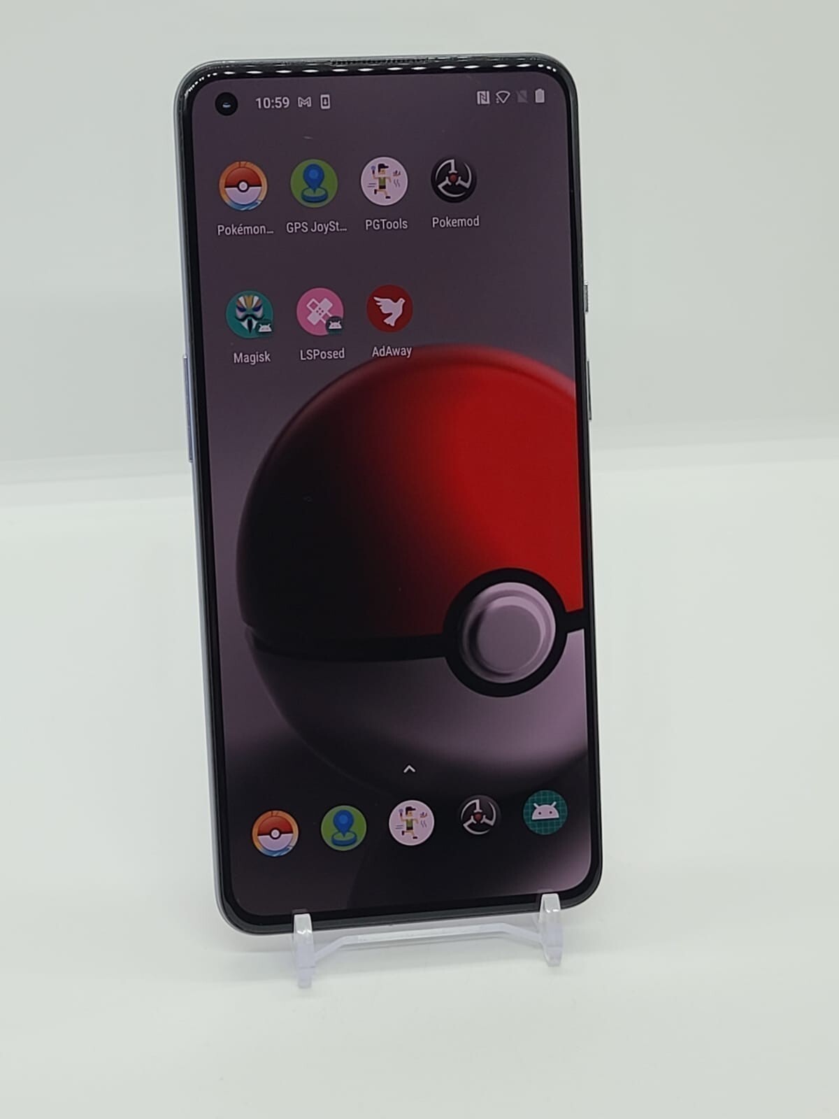Location Spoofing OnePlus 9 5G 128GB 8GB RAM Rooted Pokémon Go Gaming Device BLU