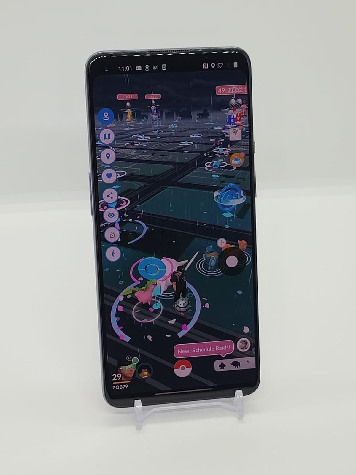 Location Spoofing OnePlus 9 5G 128GB 8GB RAM Rooted Pokémon Go Gaming Device BLU