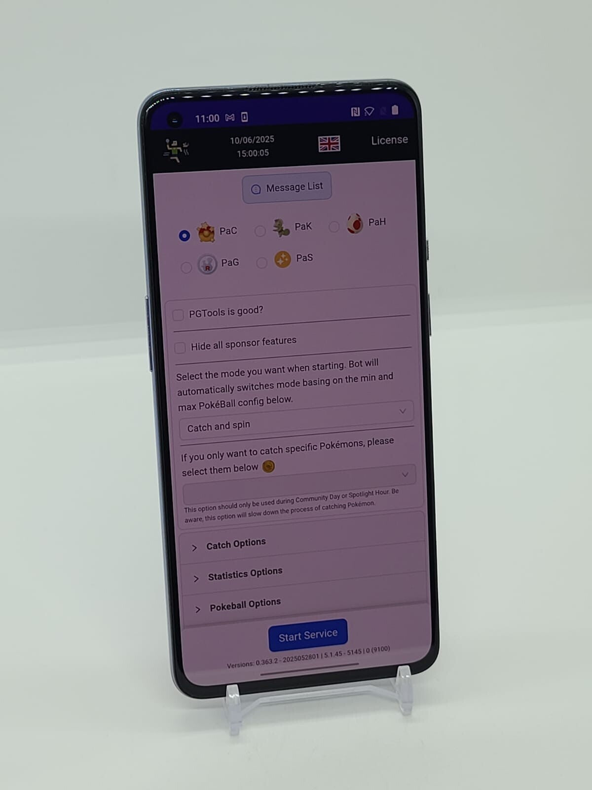 Location Spoofing OnePlus 9 5G 128GB 8GB RAM Rooted Pokémon Go Gaming Device BLU