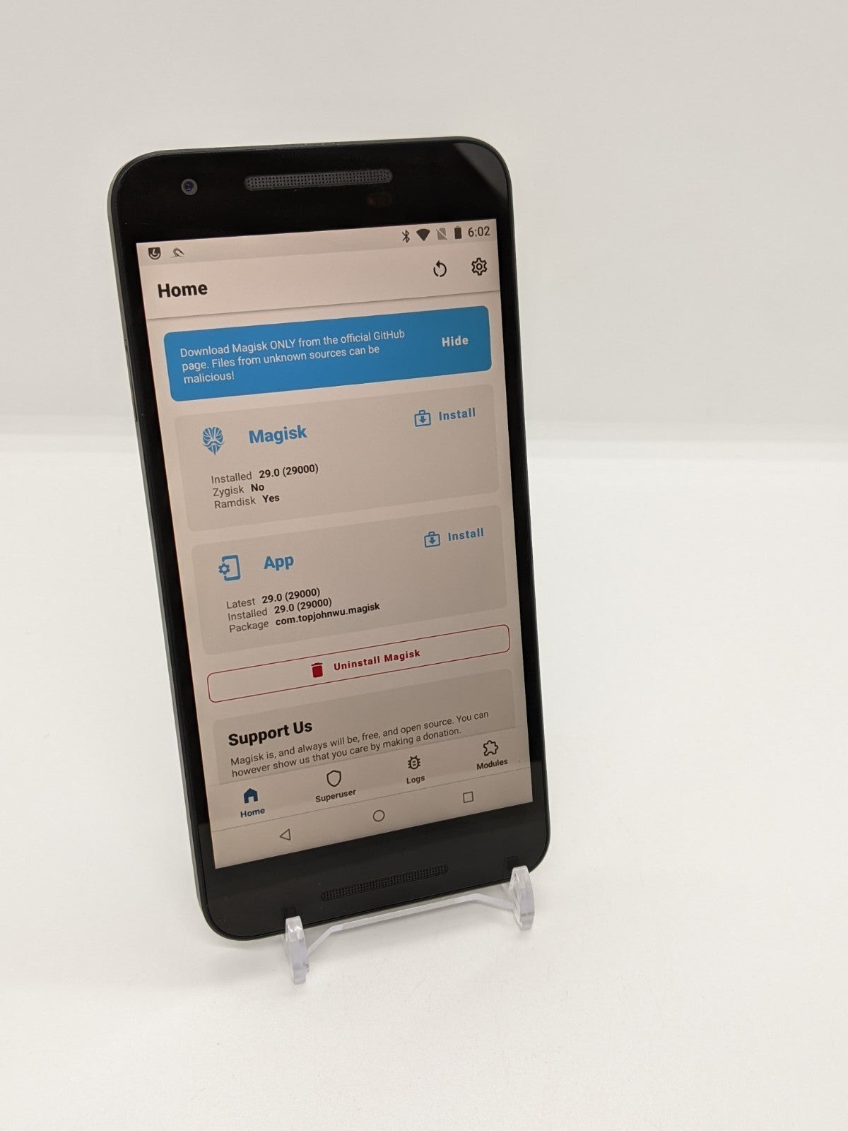 Degoogled Nexus 5X 32GB Magisk Rooted Lineage OS Kali Nethunter PenTest Device W