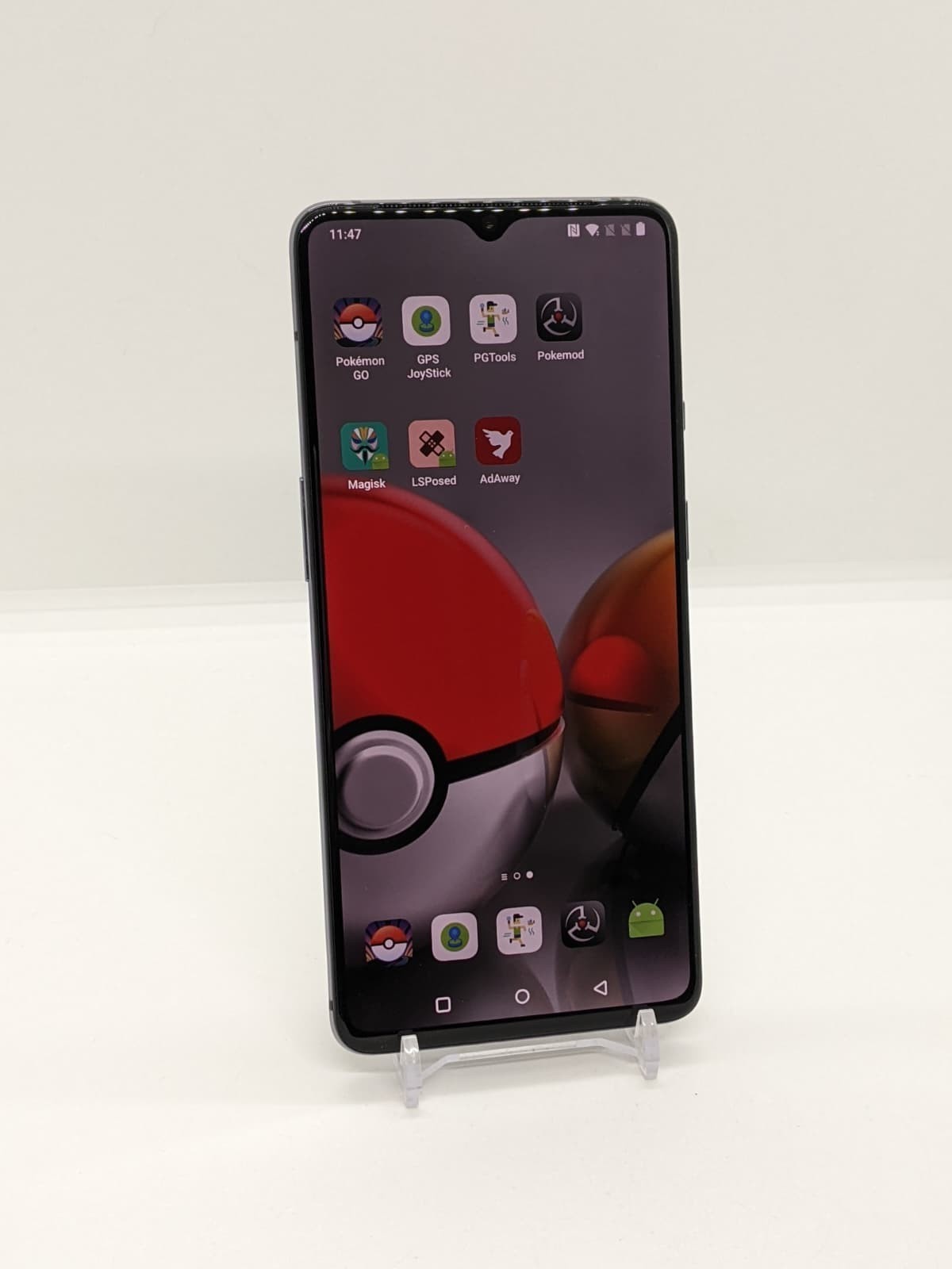 Location Spoofing OnePlus 7T 128GB Rooted Pokémon Go Gaming Device 8GBRAM Silver