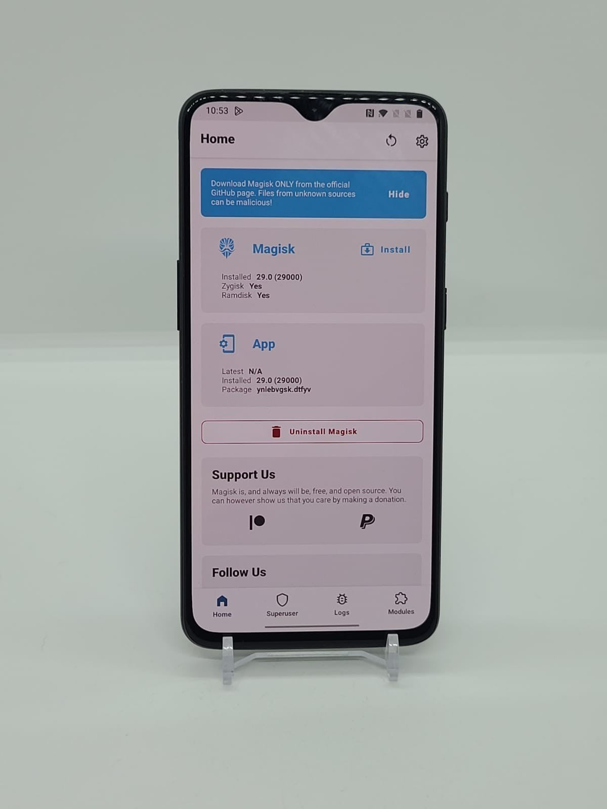 Location Spoofing OnePlus 6T 128GB Rooted Pokémon Go Gaming 8GB RAM Wi-Fi ONLY